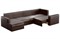 Диван угловой П-образный Мэдисон 6 экокожа - фото 157777