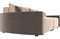 Диван прямой Бристоль Велюр Beigeевый-Коричневый - фото 157839
