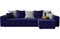 Диван угловой Дубай Simpl Еврокнижка Синий - фото 158204