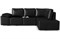 Диван угловой Хавьер Black экокожа - фото 158442 Диван угловой Хавьер Black экокожа - фото 158442