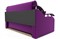 Диван Швеция 3 violet аккордеон - фото 159492