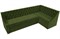 Кухонный диван Мерлин Вельвет Green угловой - фото 159652