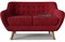 Диван прямой Эллинг Red - фото 159711
