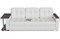 Диван прямой Атланта Эконом Вайт со столом еврокнижка - фото 160531