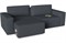Диван прямой трансформер Марлон темно-серый - фото 160835