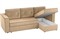 Диван угловой Принстон micro-velvet Beige еврокнижка - фото 161350 Диван угловой Принстон micro-velvet Beige еврокнижка - фото 161350