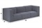 Диван модульный Флет Plush Grey - фото 168013