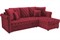 Диван угловой Берлин Вельвет Бархат Red - фото 168307