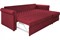 Диван угловой Берлин Вельвет Бархат Red - фото 168310
