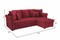 Диван угловой Берлин Вельвет Бархат Red - фото 168312