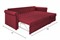 Диван угловой Берлин Вельвет Бархат Red - фото 168313