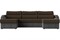 Диван угловой Форсайт Сountry Brown-Grey - фото 168344