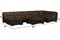 Диван модульный Монреаль-7 Brown кожаный - фото 168392