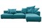 Диван модульный угловой Фиджи Бирюза - фото 168417