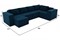 Диван модульный Лофт П-образный Нави - фото 168563