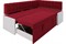 Кухонный диван Гамбург Кордрой Red - фото 168869