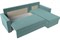 Диван угловой Траумберг Light Велюр Blue - фото 169288
