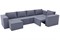 Диван модульный Лофт П-образный Grey - фото 169490