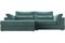 Диван угловой Пекин Велюр Бирюза - фото 169733