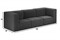 Диван модульный Флет Plush Black - фото 170328