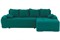Диван угловой Нордкиса Plush Мини Изумруд - фото 172783