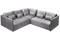 Диван угловой Чилетти Лонг Grey - фото 172828