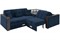 Диван угловой Прага Plush Блу - фото 173010