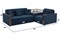 Диван угловой Прага Plush Блу - фото 173012