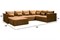 Диван угловой Чилетти П-образный Light Brown - фото 173244