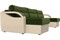 Диван угловой Форсайт Вельвет Микс Green-Beige - фото 173484