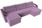 Диван угловой Форсайт Вельвет Лилак - фото 173528