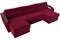 Диван угловой Форсайт Вельвет Red - фото 173627