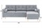 Диван угловой Белфаст Сountry Light Grey - фото 175098
