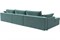 Диван угловой Пекин Лонг Велюр Бирюза - фото 175823