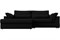 Диван угловой Пекин Вельвет Black - фото 175827