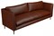Диван Лидер Эйхель нераскладной кожаный - фото 176472