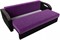 Диван Форсайт Вельвет Фиолет-Black - фото 176566