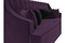 Диван Марк Велюр Фиолетовый-Black - фото 176822