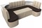 Диван угловой Тефида-П Brown-Beige - фото 177051