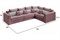 Диван угловой Мэдисон Лонг Пудра - фото 177159