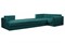Диван угловой Мэдисон П-образный Ментол - фото 177180