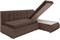 Диван угловой Кормак Велюр Brown - фото 177203 Диван угловой Кормак Велюр Brown - фото 177203