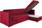 Диван угловой Рим Вельвет Бархат Red - фото 177292