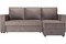 Диван угловой Рим Вельвет Бархат Coffee - фото 177298