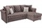Диван угловой Берлин Вельвет Бархат Coffee - фото 177321