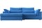 Диван угловой Пекин Велюр Blue - фото 177339