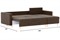 Диван угловой Белфаст Сountry Brown - фото 177542