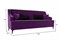 Диван Марк Вельвет Фиолетовый-Black - фото 177638