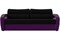 Диван Форсайт Вельвет Black-Фиолет - фото 177699