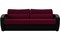 Диван Форсайт Вельвет Red-Black - фото 177716